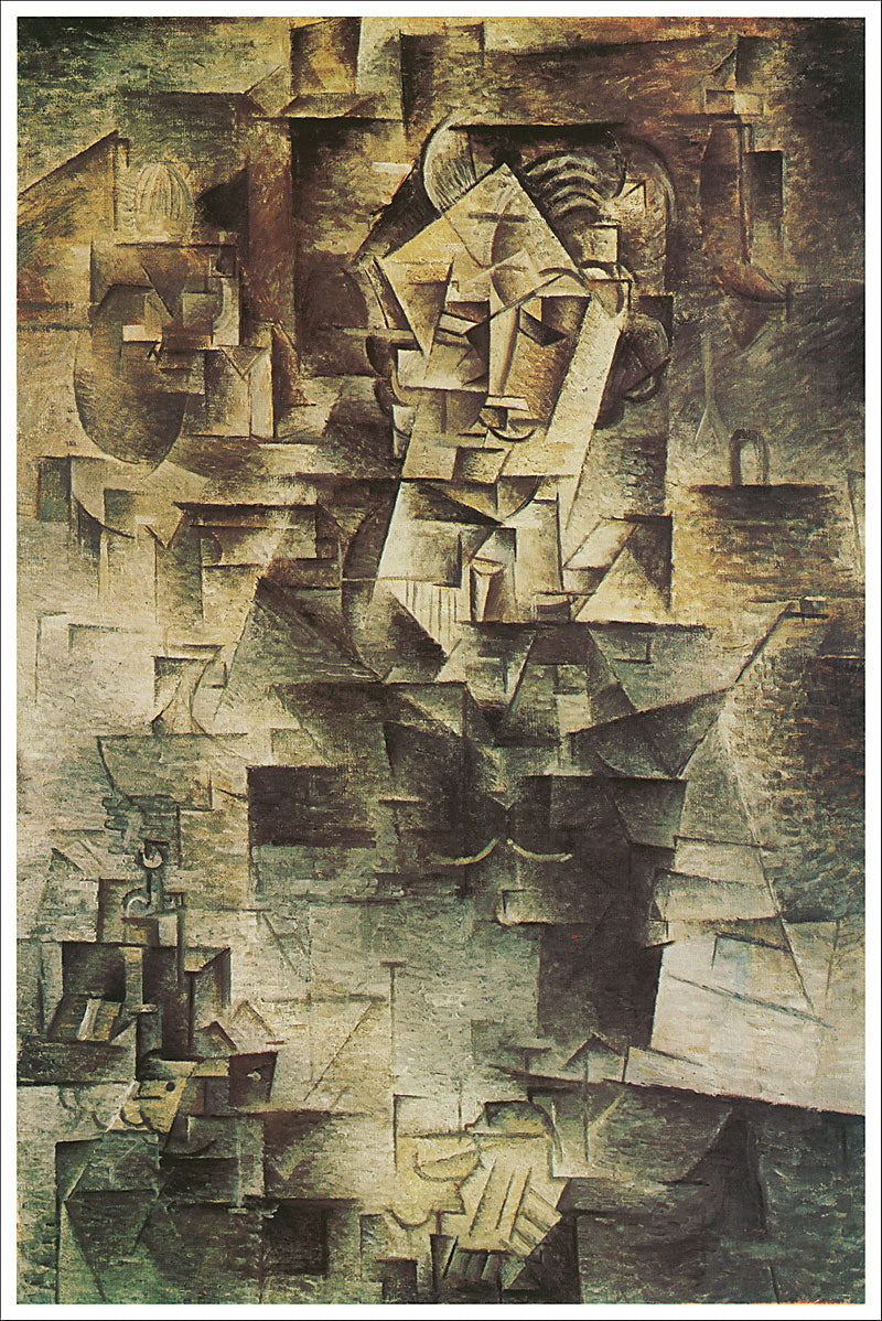 Artist Pablo Picasso Poster Print of Painting Portrait of Daniel Henry Kahnweiler 1910